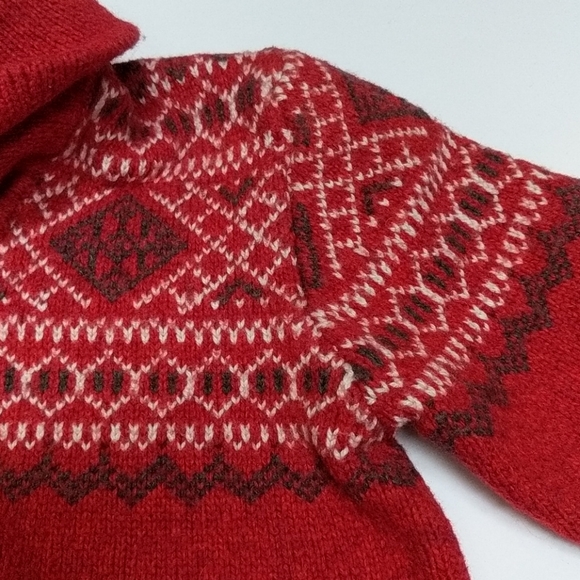 🍀 Gap 🍀 Small (6 - 7 Years) 🍀 Kids Toddler Sweater Red Boy Girl Top 🍀P10 - Picture 6 of 12